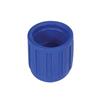 连接器盖，用于BNC同轴连接器，蓝色，10件/包的图片