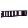 3.5×19英寸（8.9×48.3厘米）空白配线架，带16个通用DB37/HD62开口，黑的图片