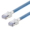 Category 5e Aerospace Ethernet Cable High-Temp Double Shielded FEP Blue RJ45, 10.0ft的图片