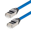 Category 6a Slim Ethernet Assembly, Shielded, CMP Plenum +105°C High Temp, Blue, 10.0Ft的图片