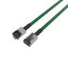 Plenum Rated Shielded Category 6a Cable, RJ45 / RJ45, 23AWG Solid, Green 15.0ft的图片