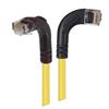 6类直角型跳线，直角右出线/直角下出线，黄，1英尺（0.3米）的图片