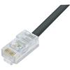 Category 5e Outdoor Patch Cable, RJ45/RJ45, Black, 3.0 ft的图片