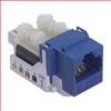 6类Keystone水晶头母座，110/RJ45（8×8）水晶头，EIA568A/B，蓝的图片